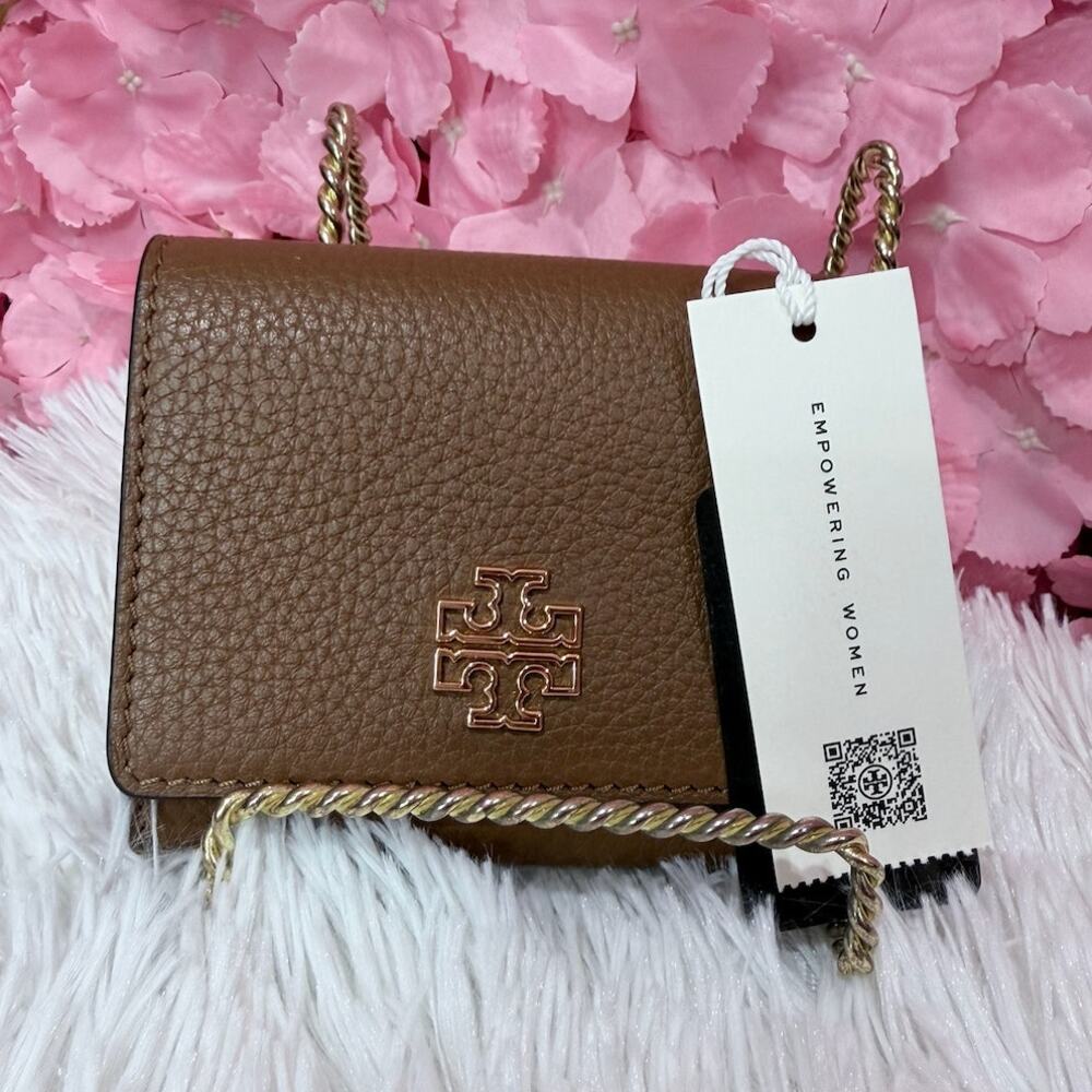 TORY BURCH Britten Compact Wallet NWT - Picture 2 of 5